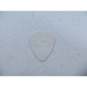 Steve VAI WhiteSnake David Lee Roth Tour White Gray Guitar Pick